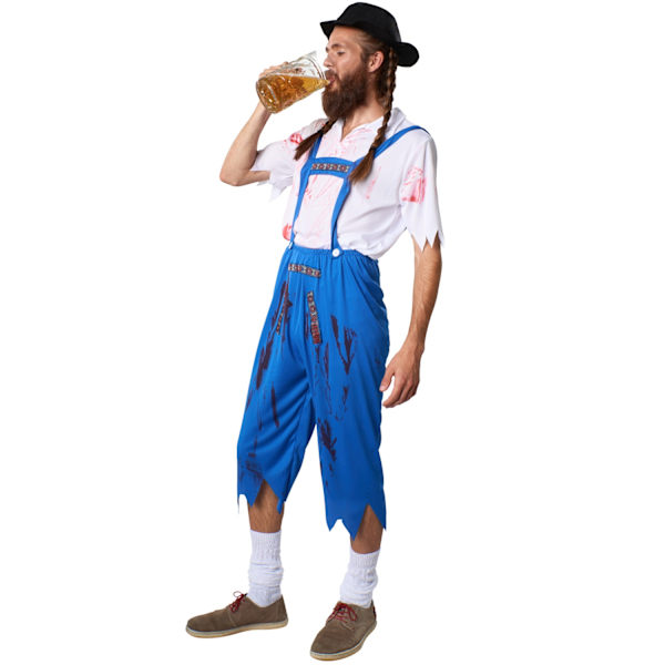 tectake Halloween Oktoberfest kostume White XL