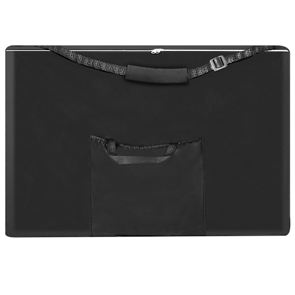 tectake Massagebriks med 3 zoner, polstring + taske -  sort Black