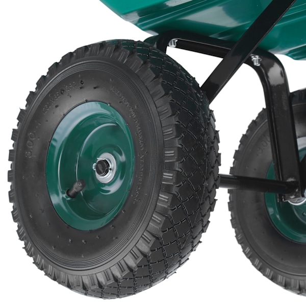 tectake Trækvogn Cubbi, bæreevne 120kg Green