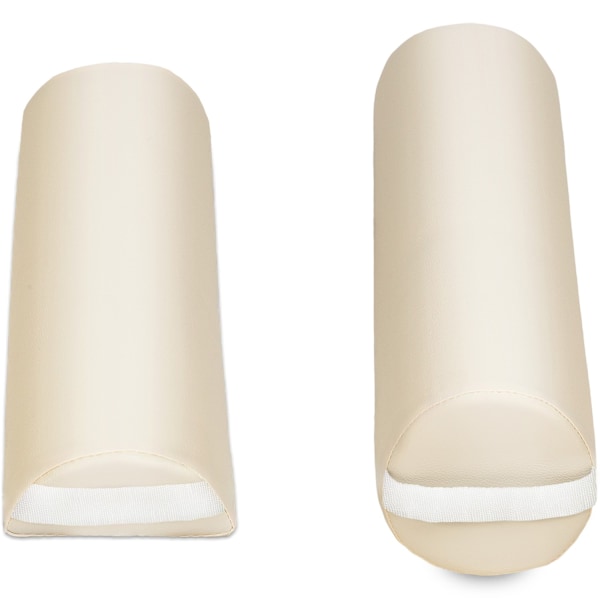 tectake Massagebriks med 2 zoner, 7,5cm polstring + ruller -  beige Beige