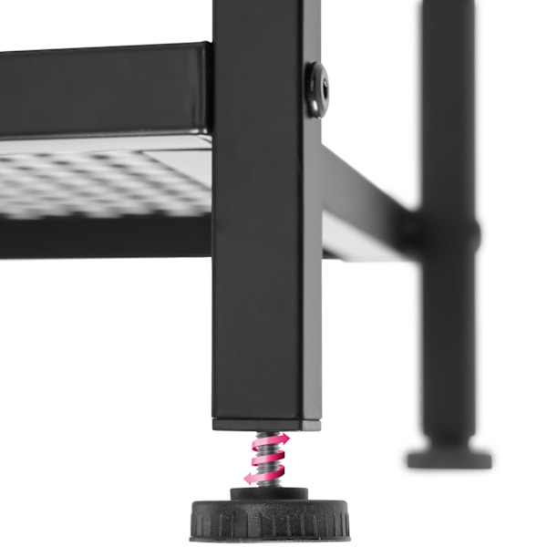 tectake Sidebord Bristol -  Industrielt mørkt træ, rustikt Dark brown