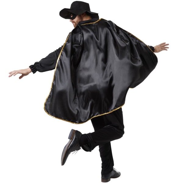 tectake Zorro kostume Black XL