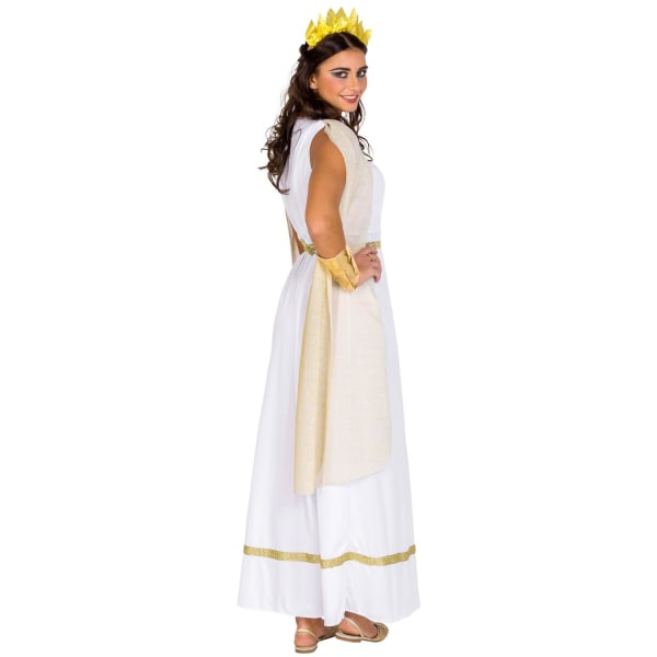 tectake Græsk Gudinde Olympia kostume White L