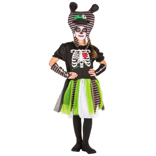 tectake Lille zombie børnekostume Halloween Black 152 (12-14y)