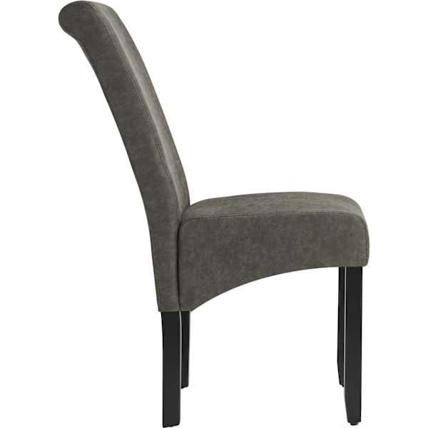 tectake Spisebordsstol, ergonomisk -  Gråmeleret Grey