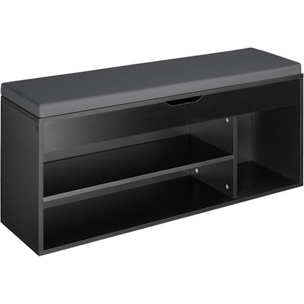 tectake Skoreol Natalya 104x30x49cm -  sort Black