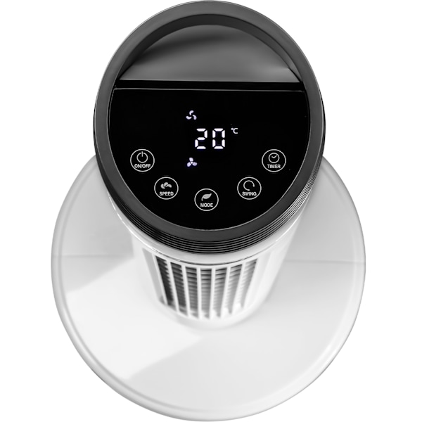 tectake Tårnventilator 90 cm White