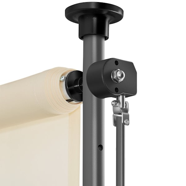 Klemmemarkise Taija med håndsving - 120 x 310 cm,beige Beige