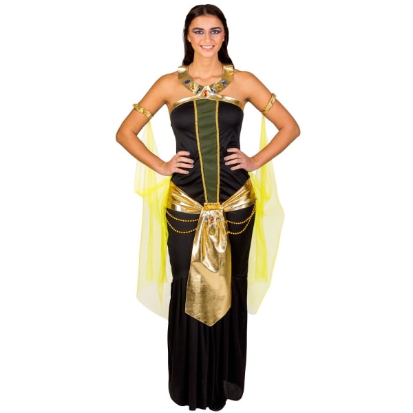 tectake Farao Nefertiti kostume Black XL