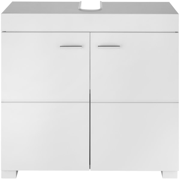 tectake Badeværelsesskab Idris, 2 rum, belastning 35 kg White