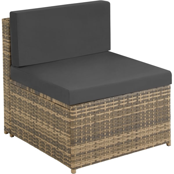 tectake Polyrattan loungesæt Verona -  natur Nature