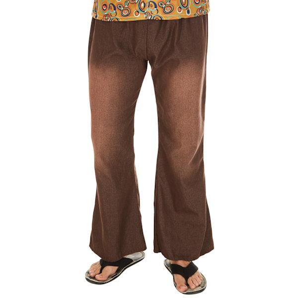 tectake Hippie John kostume Brown L