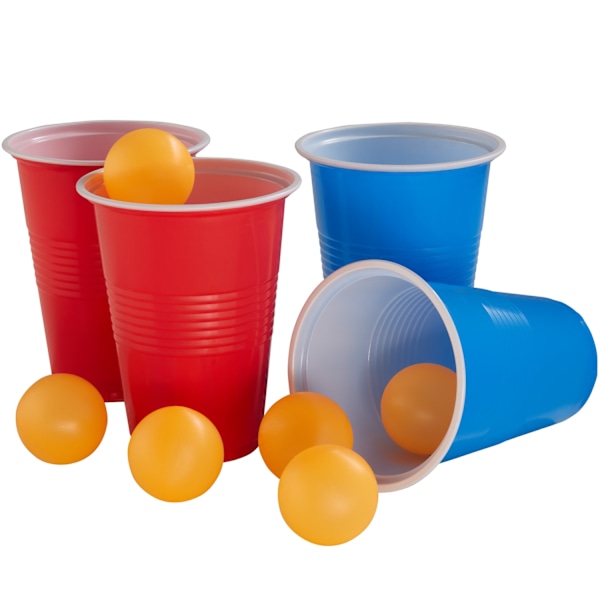 tectake Beer pong bord Throws Black