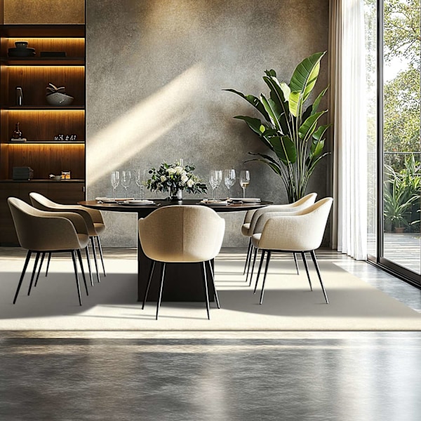Kortluvet tæppe Soft Zone - creme,200 x 290 cm Cream