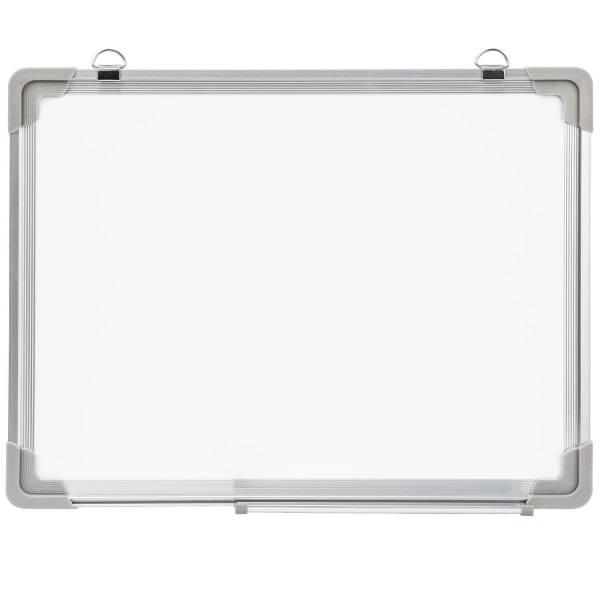 tectake Whiteboard magnettavle + 12 magneter - 60 x 45 x 2 cm 60 White