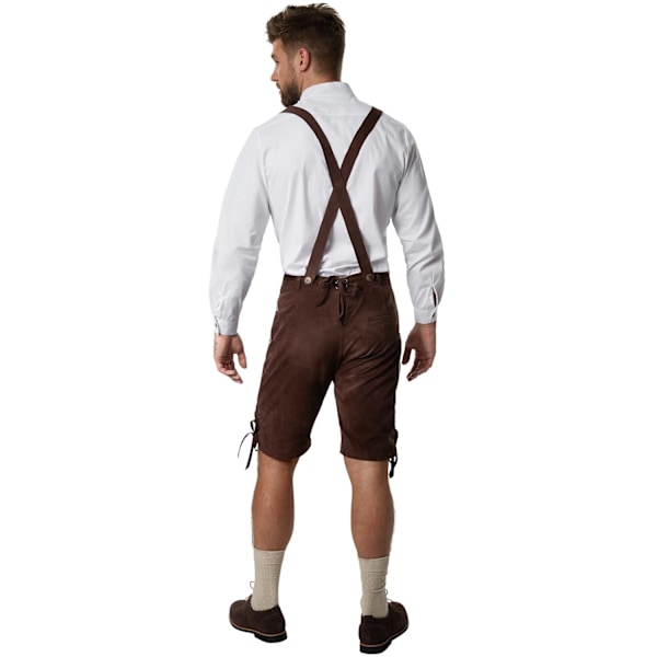 tectake Lederhosen Duisburg Brown XXL