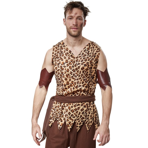 tectake Stenaldermand kostume Brown M
