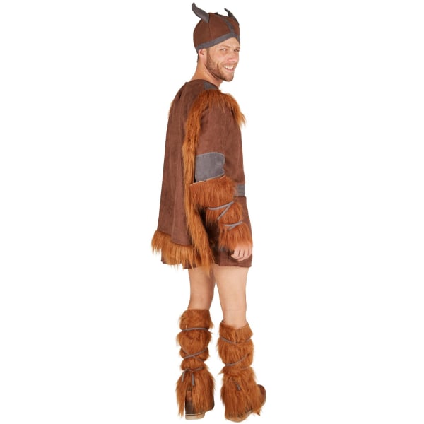 tectake Viking kostume mand Brown XL