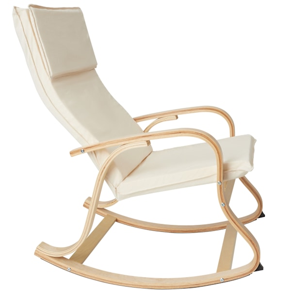 tectake Gyngestol Roca lavet af birketræ 150kg -  beige Beige