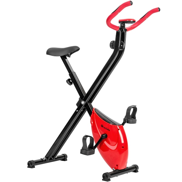 tectake Motionscykel FitX, foldbar med træningscomputer - 113 x 41 x 81 cm 113 x 41 x 81 cm Black