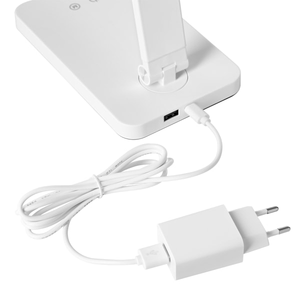 Bordlampe Novaly, LED, dæmpbar, foldbar, 5W - hvid,Sæt med 2 stk. White