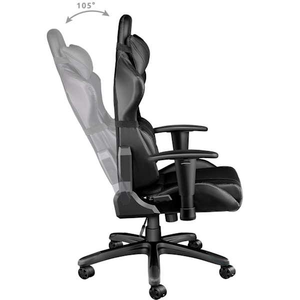 tectake Premium gamerstol -  sort Black