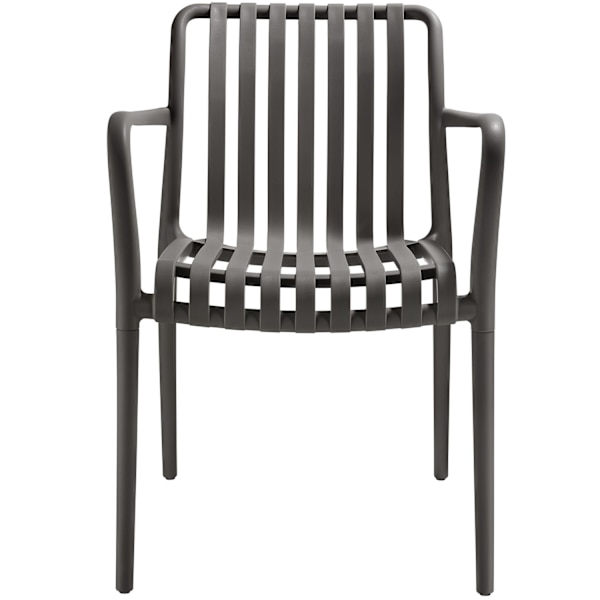 Havestole Alcudia, vejrbestandige, stabelbare - anthrazit,Sæt med 6 stk. Graphite grey