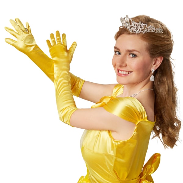 tectake Prinsesse Belle kostume Yellow L