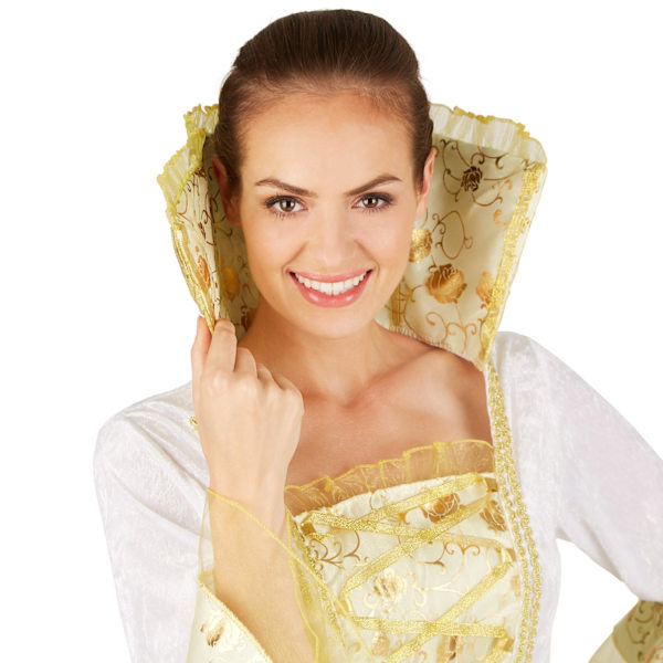 tectake Kejserinde kostume White XL