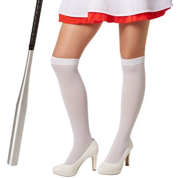 tectake Baseballspiller kostume White S