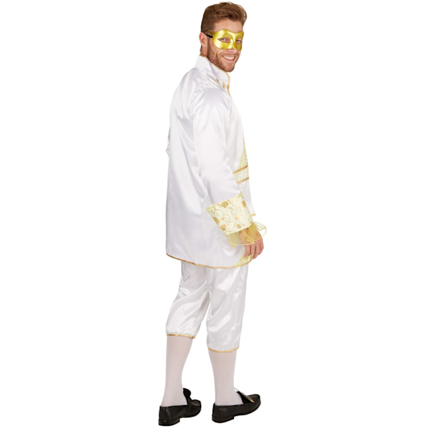 tectake Kejser kostume White M
