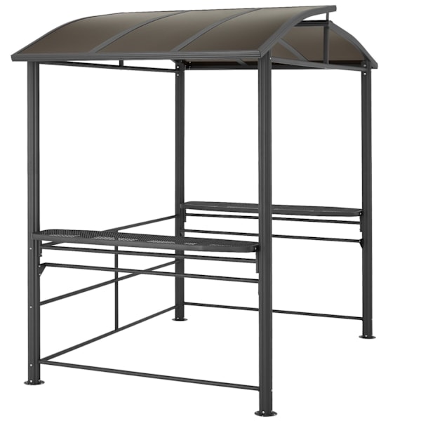 tectake Havepavillon Asado 2,4x1,5x2,34m Grey