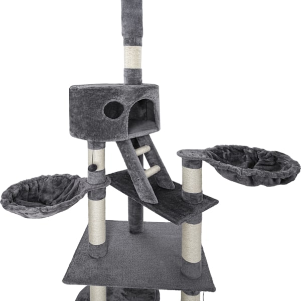 tectake Kradsetræ Hansi -  grå Grey