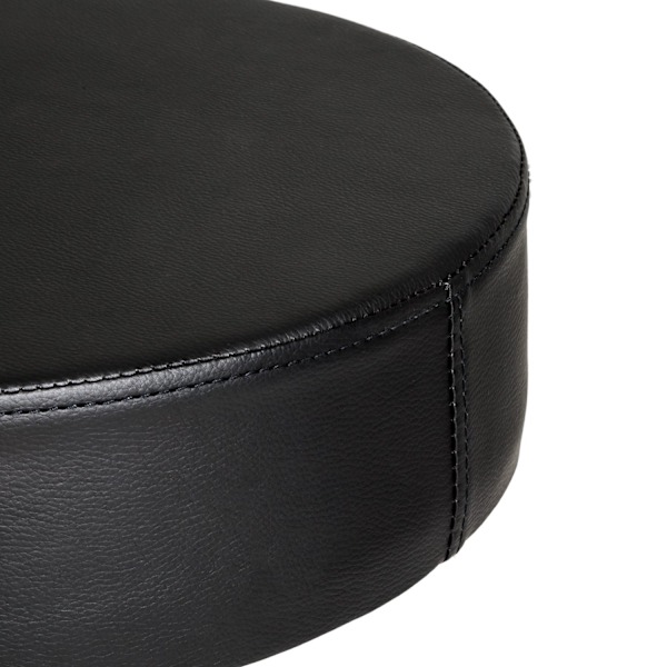 tectake Taburet med hjul -  sort Black