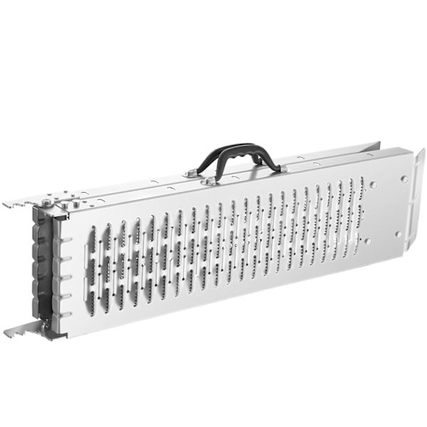 tectake Kørerampe Bjørn 2 stk. sammenklappelige, 400 kg bæreevne - 186 cm 186 cm Silver