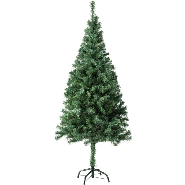 tectake Kunstigt juletræ - 150 cm 150 cm Green