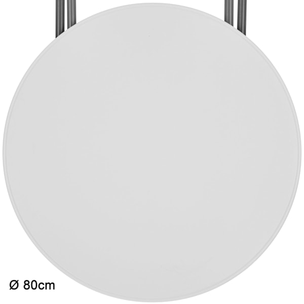 tectake Cafebord Pascal White