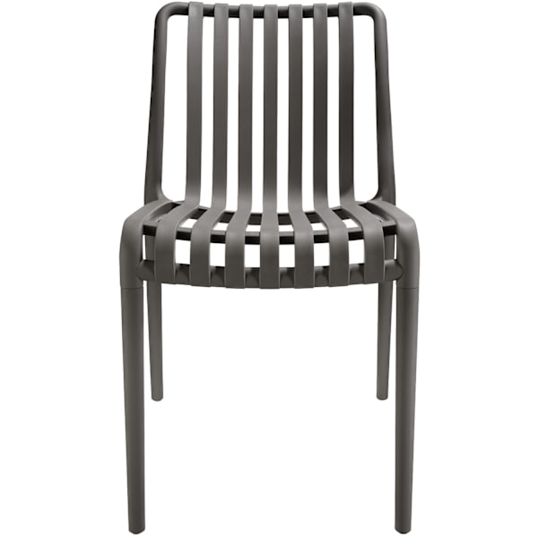 Havestole Alcudia, vejrbestandige, stabelbare - anthrazit,Sæt med 2 stk. Graphite grey