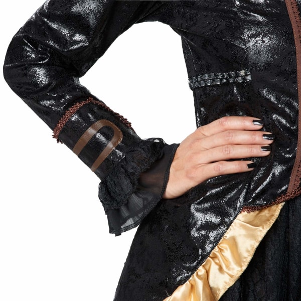 tectake Steampunk Rebel kostume Black M