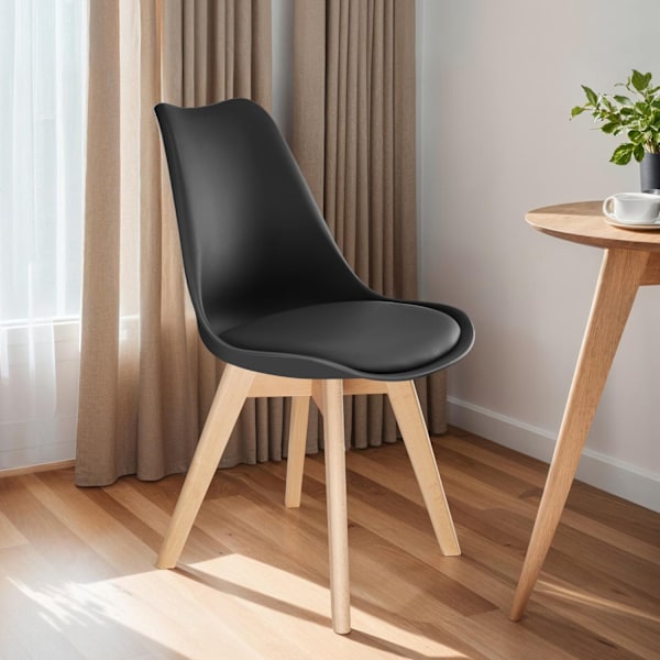 tectake Spisebordsstole Friederike -  sort Black
