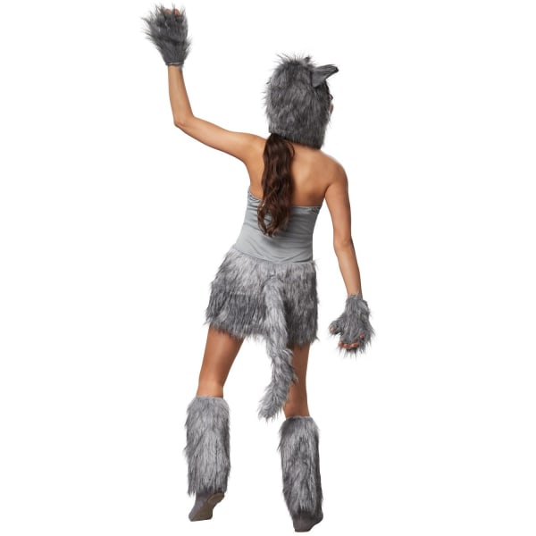tectake Ulvekvinde kostume Grey S