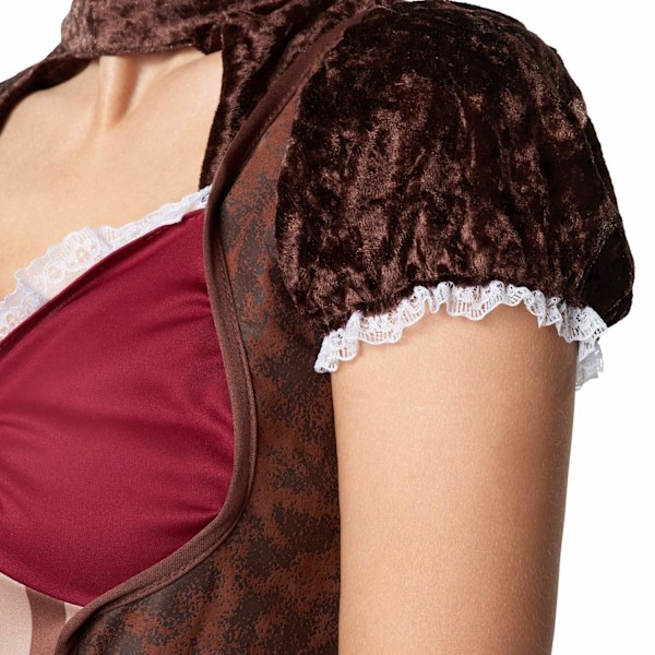 tectake Steampunk Adelsdame kostume Red S
