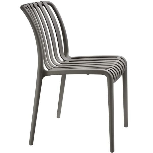 Havestole Alcudia, vejrbestandige, stabelbare - anthrazit,Sæt med 6 stk. Graphite grey