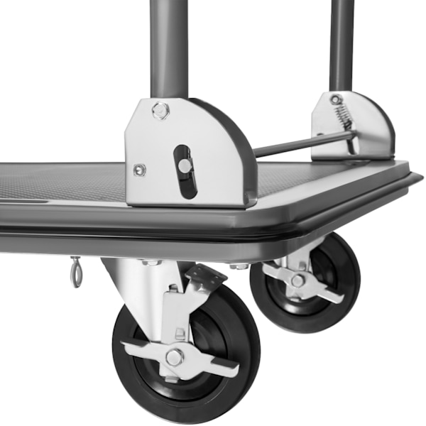 tectake Ladvogn med bremser -  sort Black