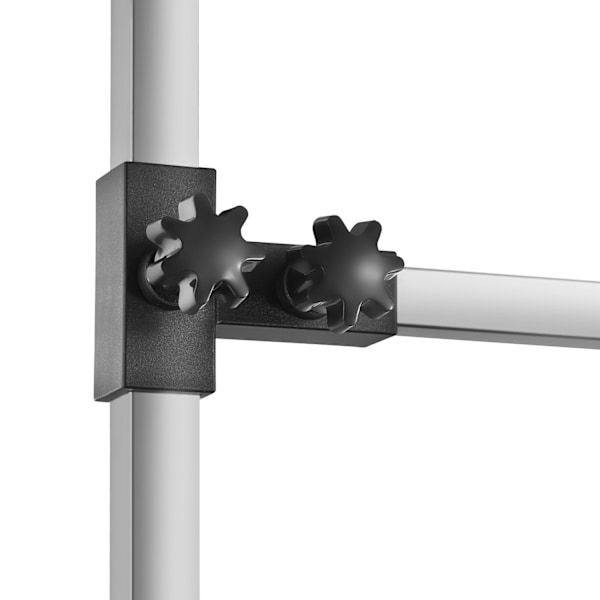 tectake Trimmebord med H-galge Silver