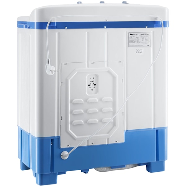tectake Mini vaskemaskine med 4,5 kg. vask og 3,5 kg. centrifugering White