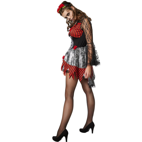 tectake Halloween danserinde kostume Red XXL