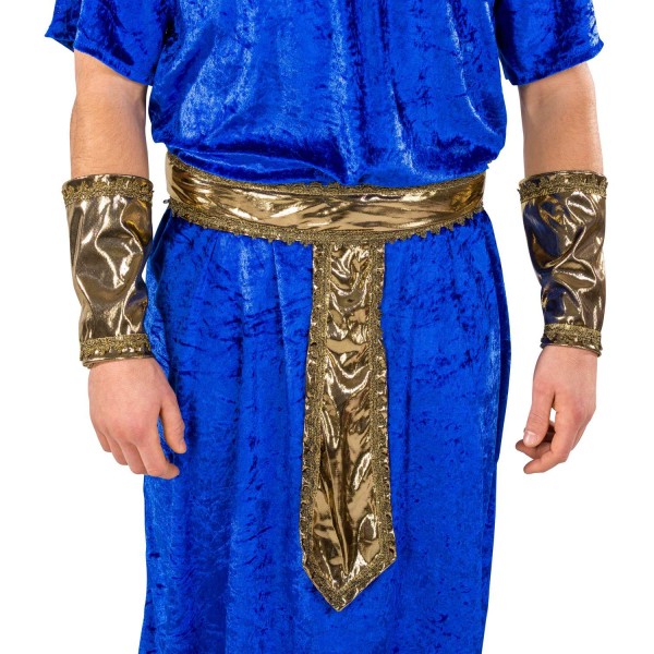 tectake Farao Akhnaton kostume Blue XL