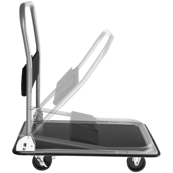 tectake Ladvogn med bremser -  sort Black