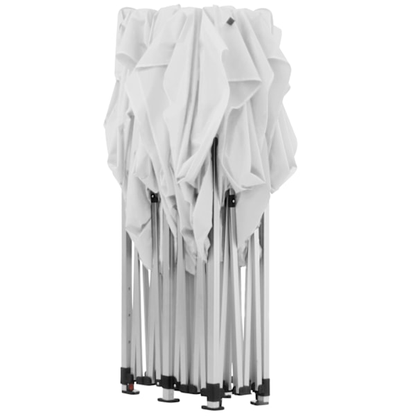 tectake Easy up pavillon Viola 3x6 m med 2 sidestykker -  hvid White